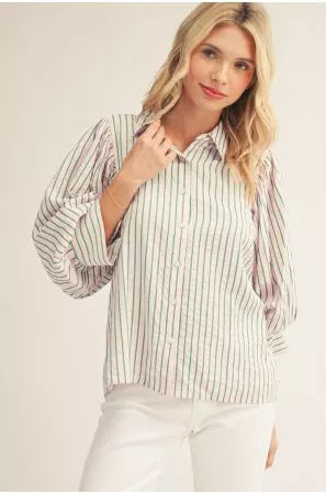 Stripe Button Down