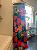 Pleated Spaghetti Strap Floral Dress