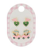 Golf Studs - 2 Pairs