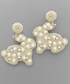 Beaded Easter Earrings