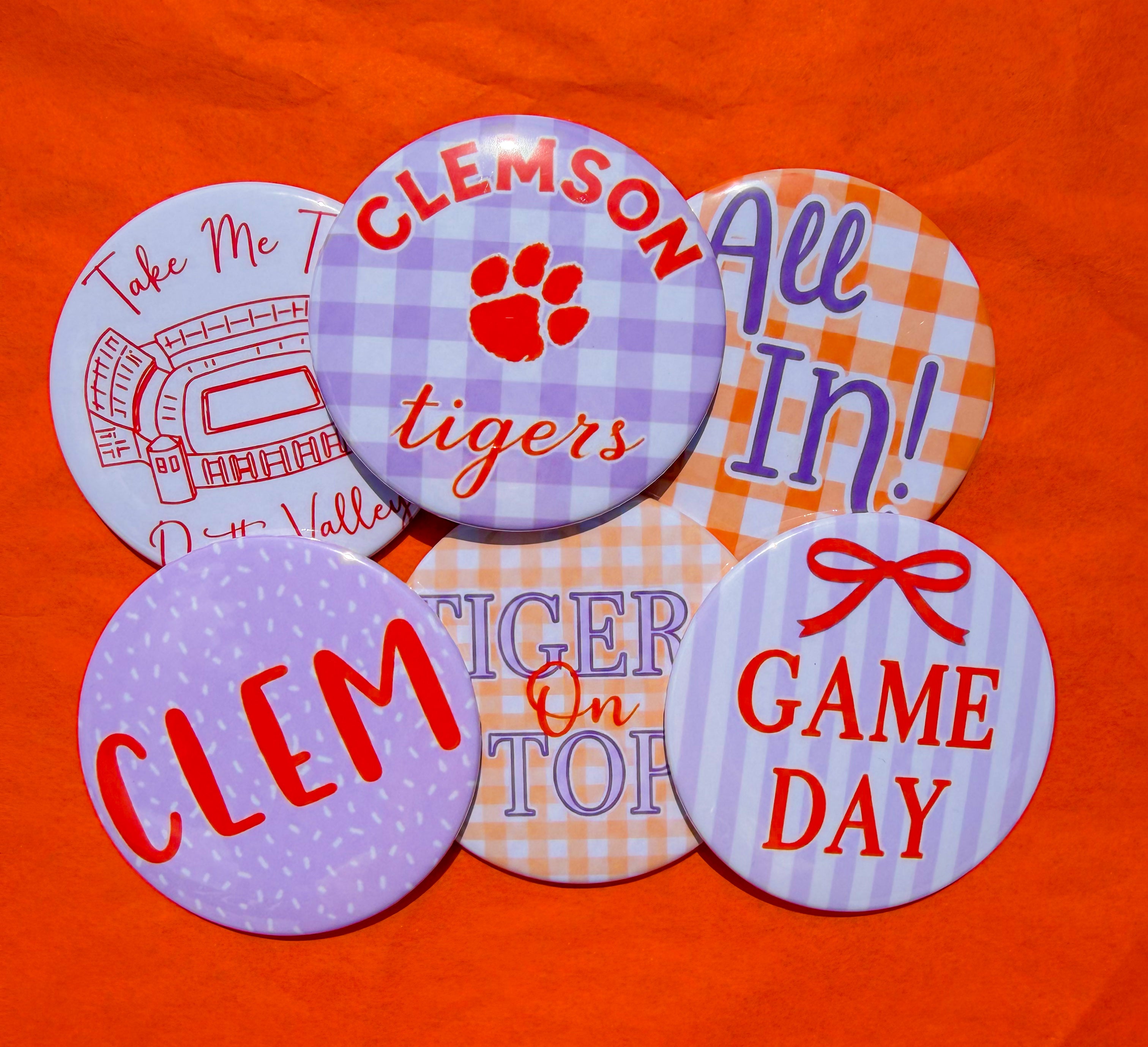 Clemson Gameday Pins
