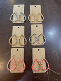 Beaded Teardrop Earrings