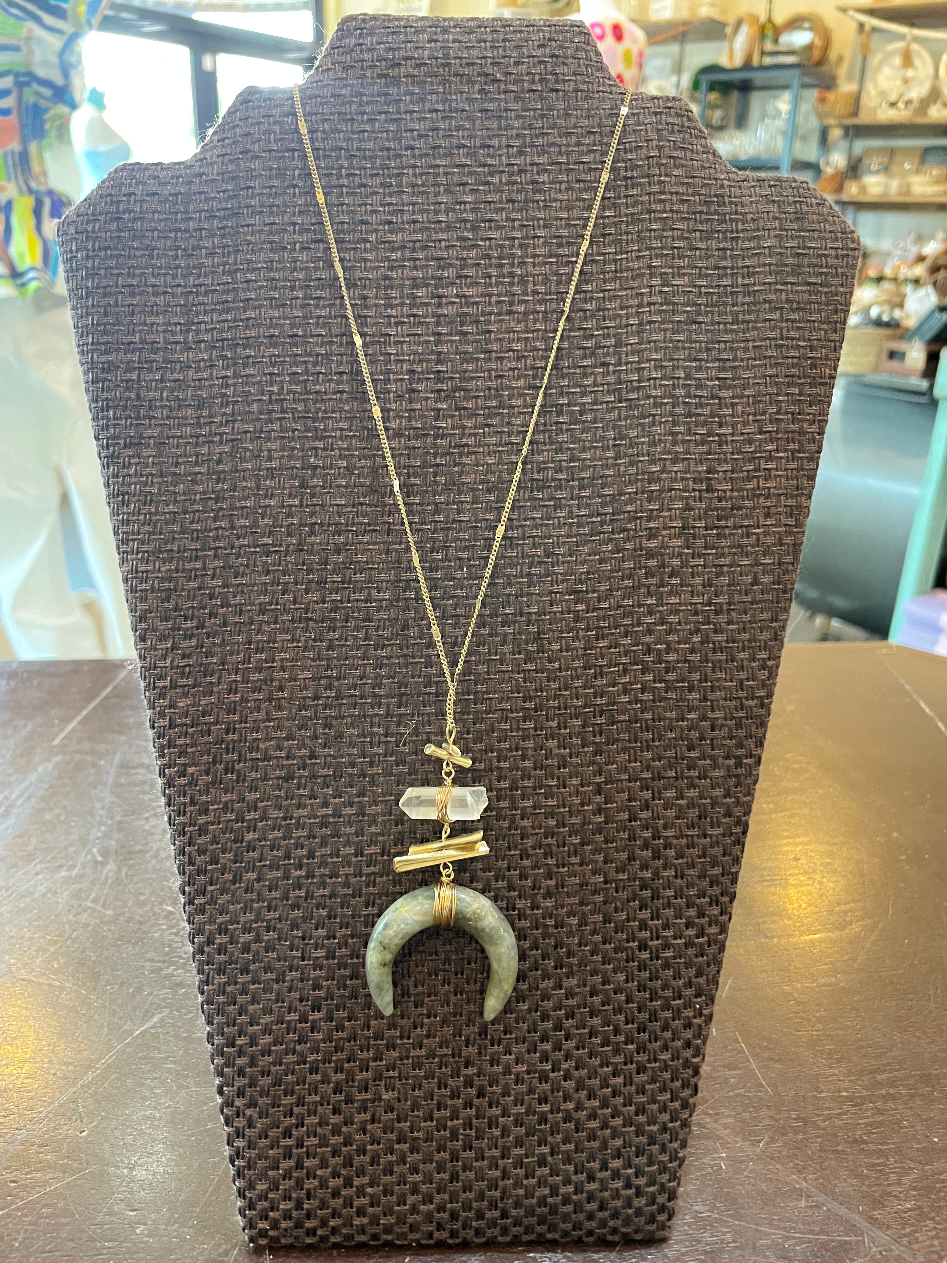 Crescent Statement Necklace