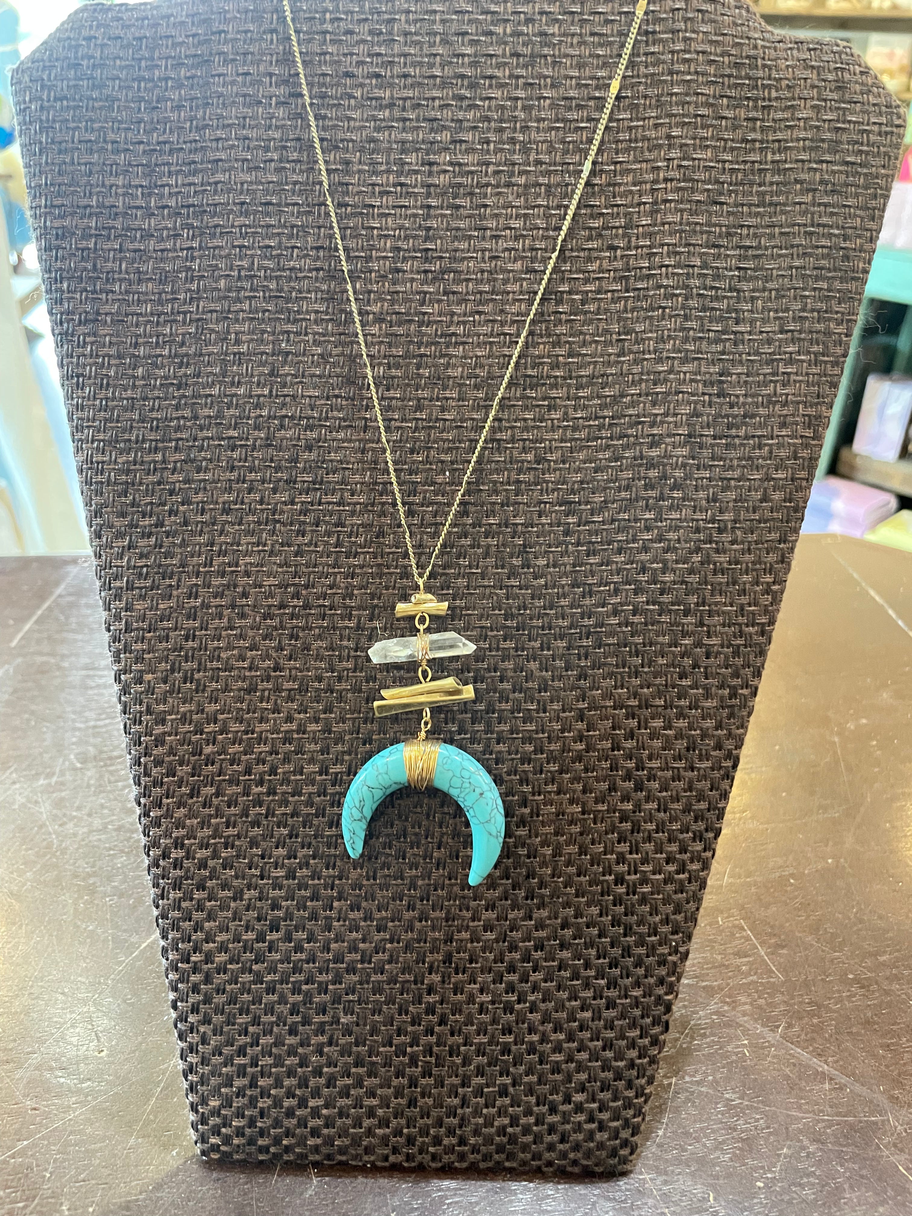 Crescent Statement Necklace