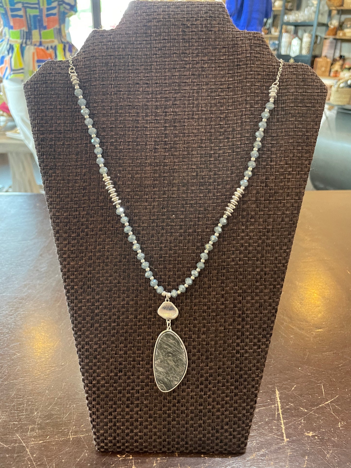 Marble Pendant Necklace