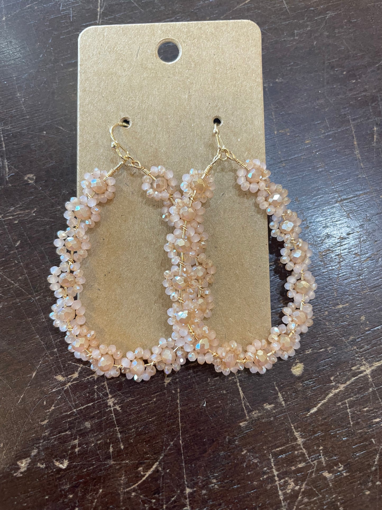 Flower Beaded Earrings