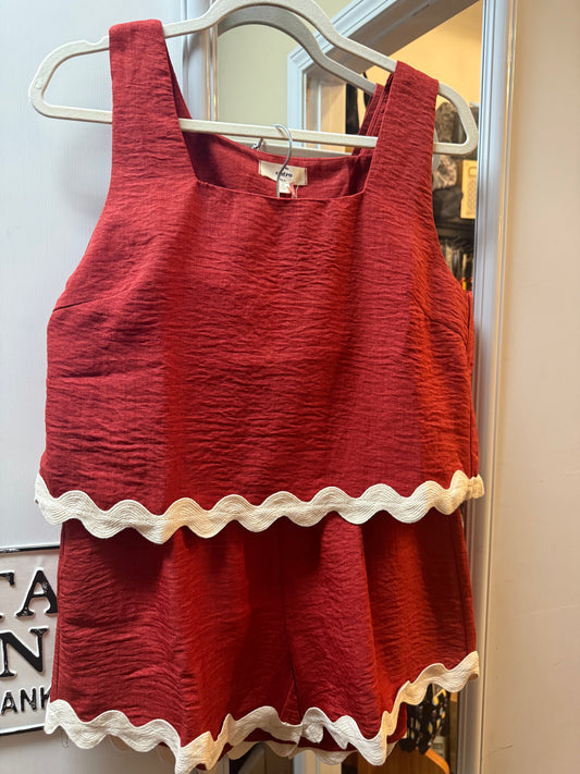 Ric Rac Short Set
