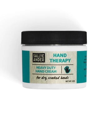Sallye Ander Hand Therapy heavy duty hand cream for dry, cracked hands.
