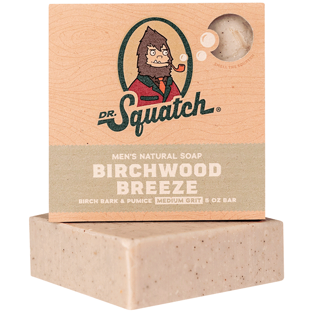 "Birchwood Breeze" Dr. Squatch Bar Soap.