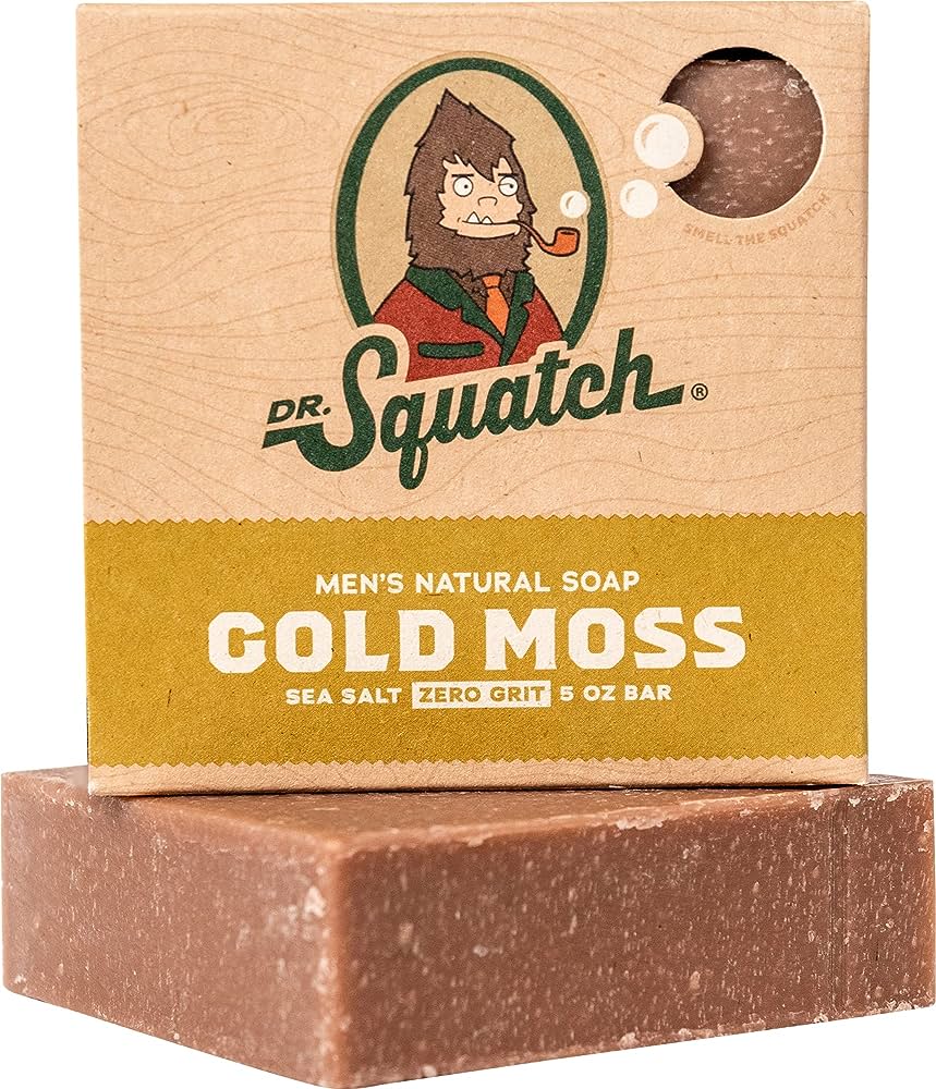 "Gold Moss" Dr. Squatch Bar Soap.