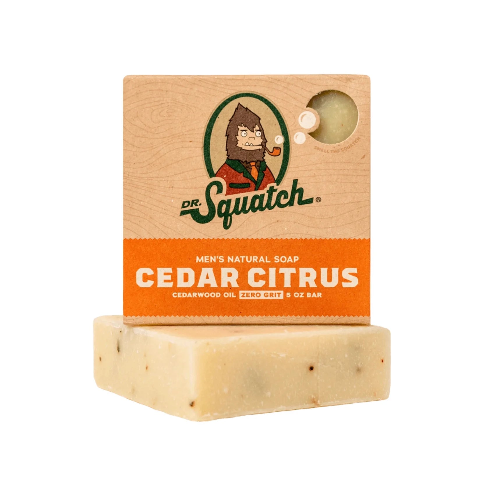 "Cedar Citrus" Dr. Squatch Bar Soap.