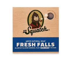 "Fresh Falls" Dr. Squatch Bar Soap.
