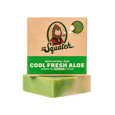 "Cool Fresh Aloe" Dr. Squatch Bar Soap.