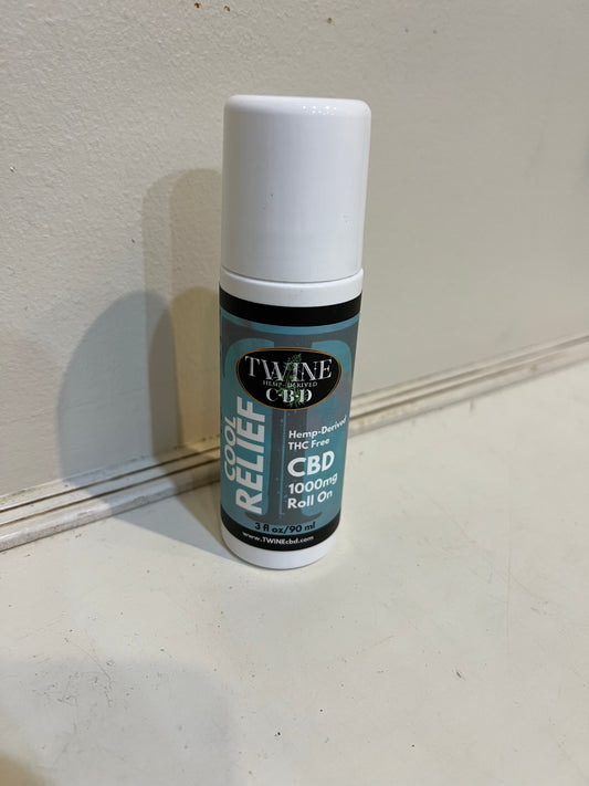 Twine CBD cool relief roller.
