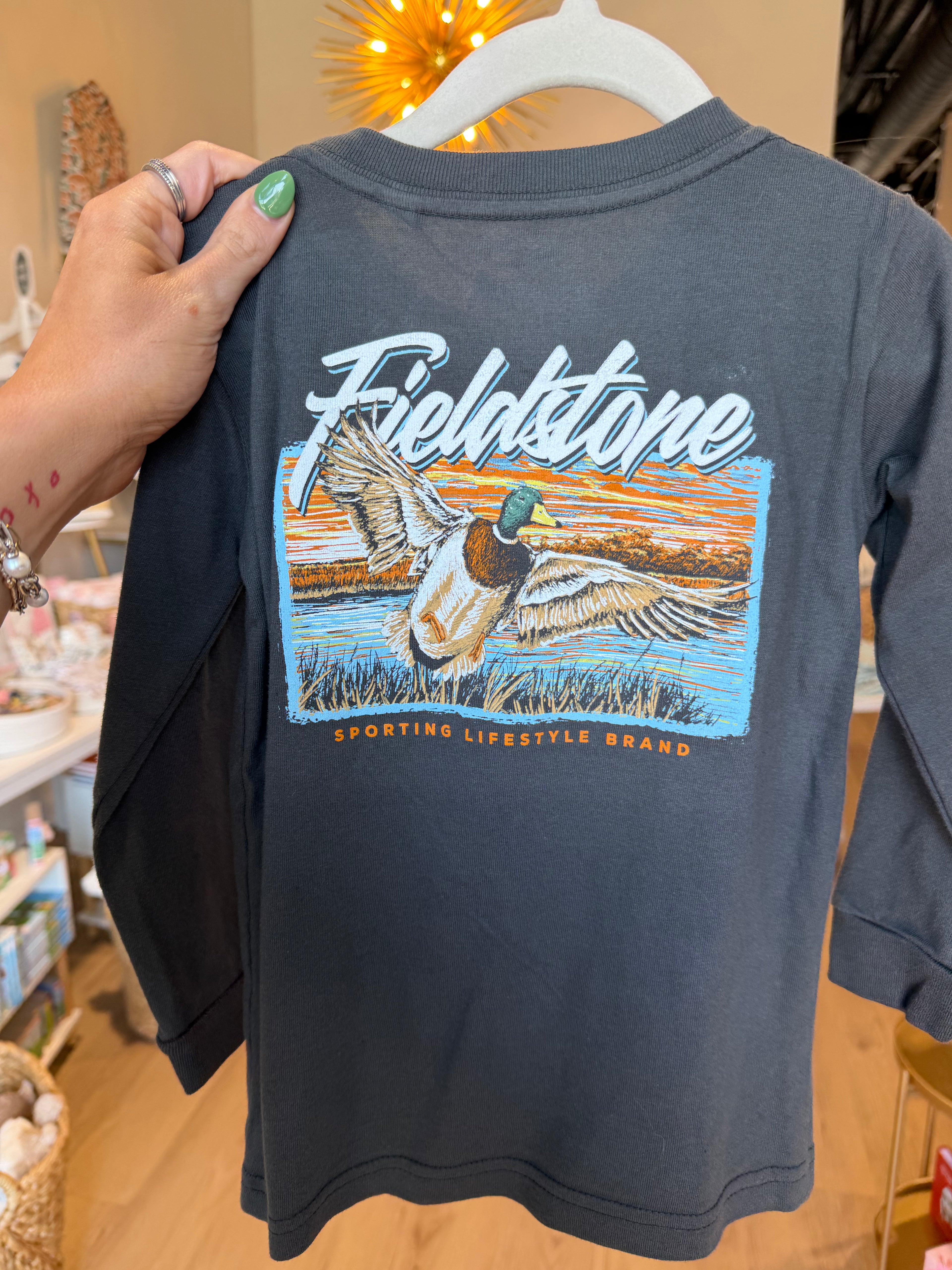 Field and Stone Youth Long Sleeve Tee