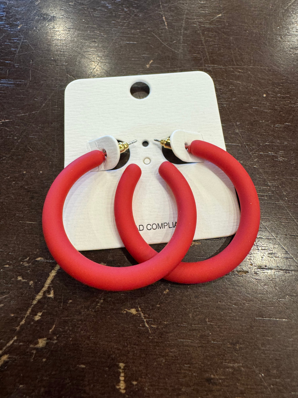 40mm Color Coat Hoop Earrings