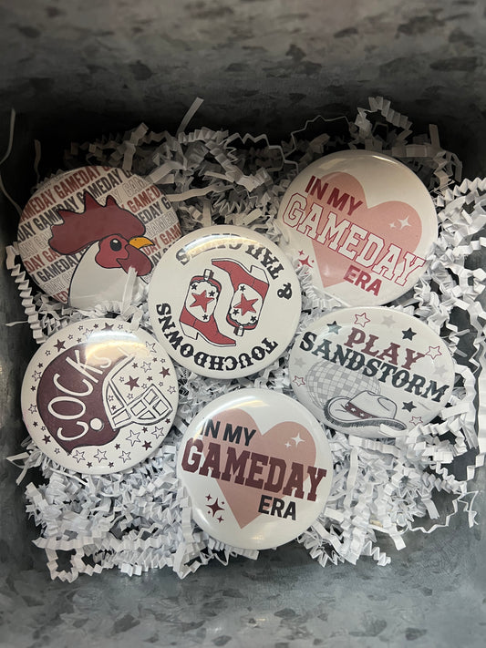 Assorted GAMECOCKS Buttons.