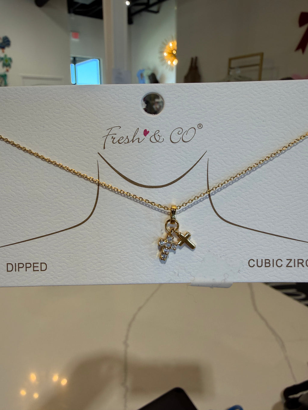 Small Cross Necklaces