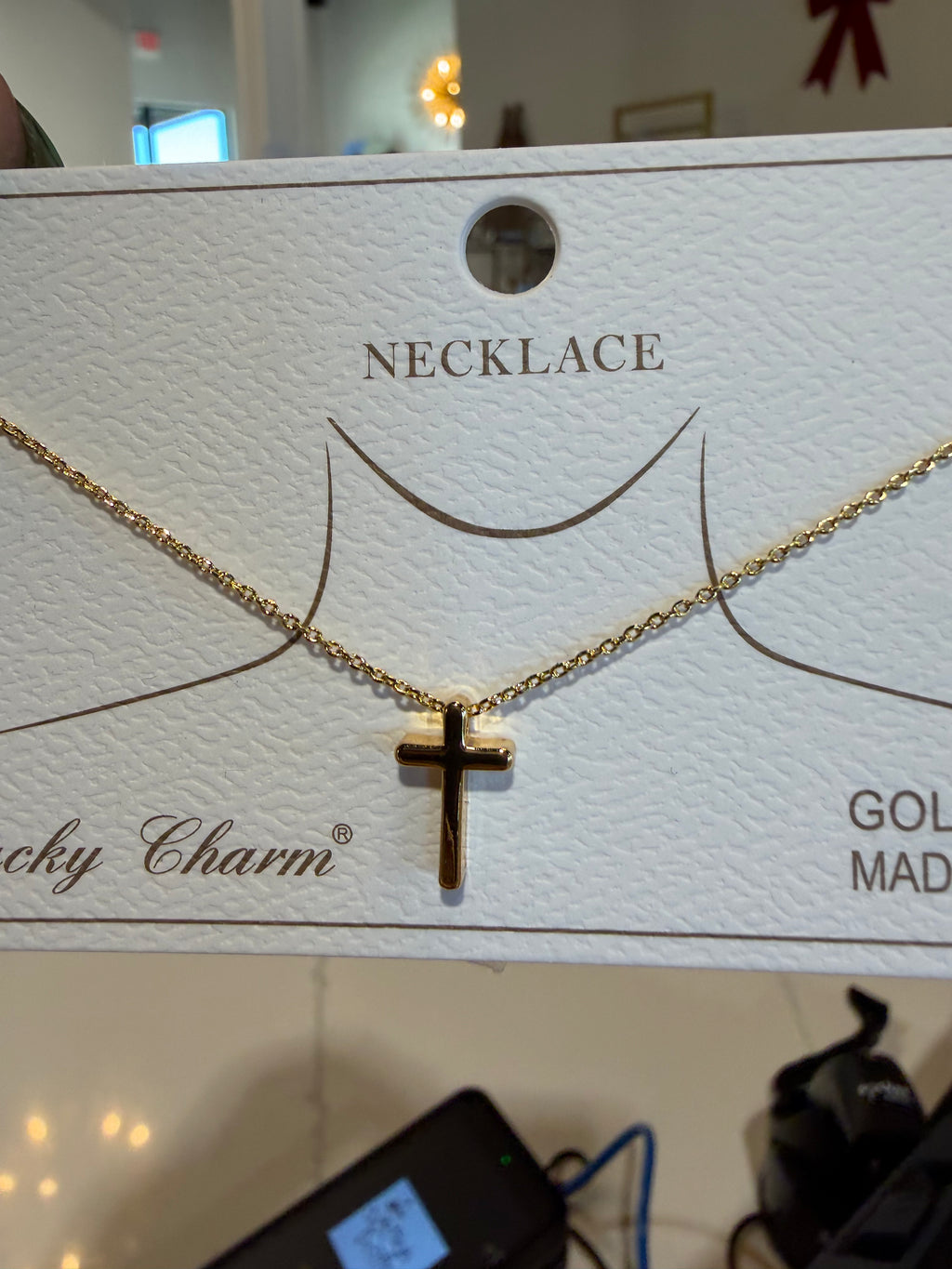 Small Cross Necklaces