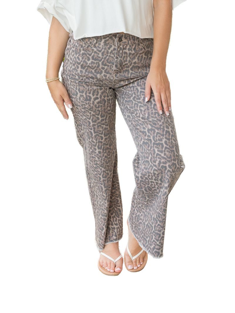 SS Leopard Jeans
