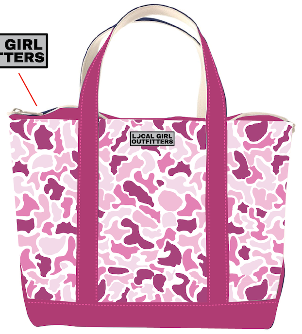 Local Boy Printed Beach Tote