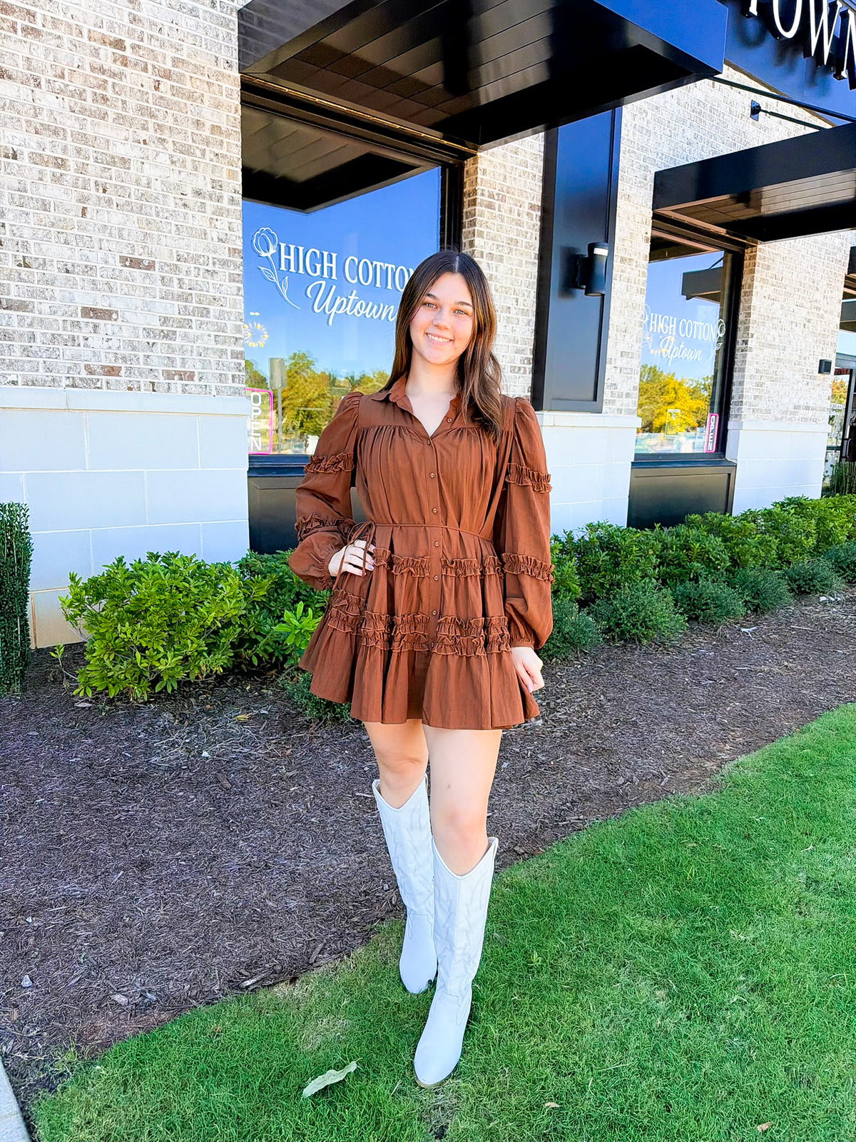 Dakota Ruffle Tunic Dress