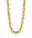 Metallic Textured Chunky Nugget Necklace