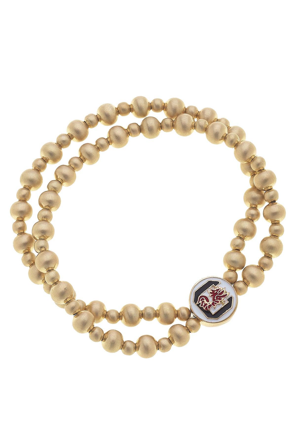 2 Row Ball Bead Stretch Bracelet