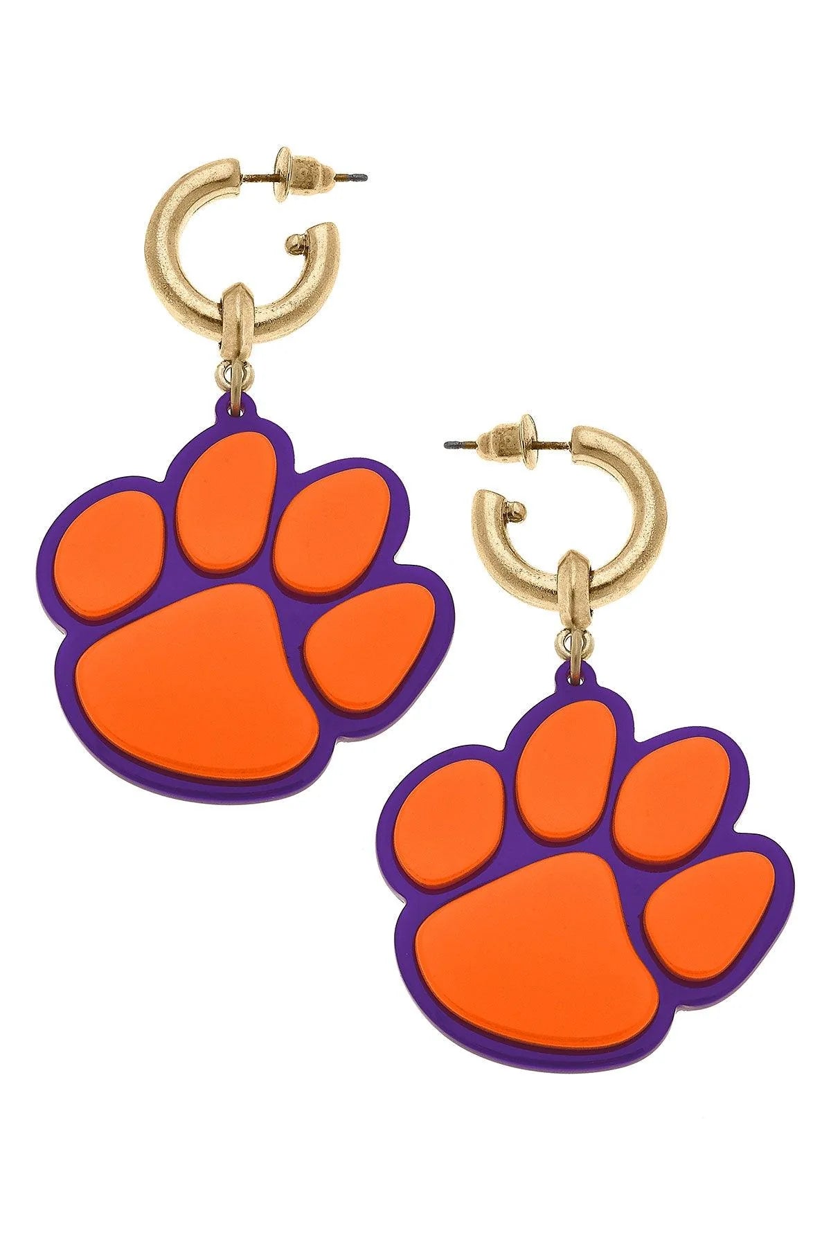 Logo Resin Drop Hoop