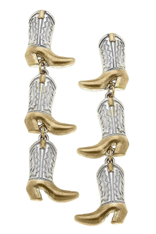 Big Sky Boot Dangle Earrings