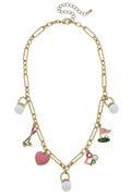 Driving Range Charm Necklace