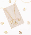 Madison Initial Charm-Circle