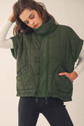 Evergreen Trail Side Split Hooded Puffer