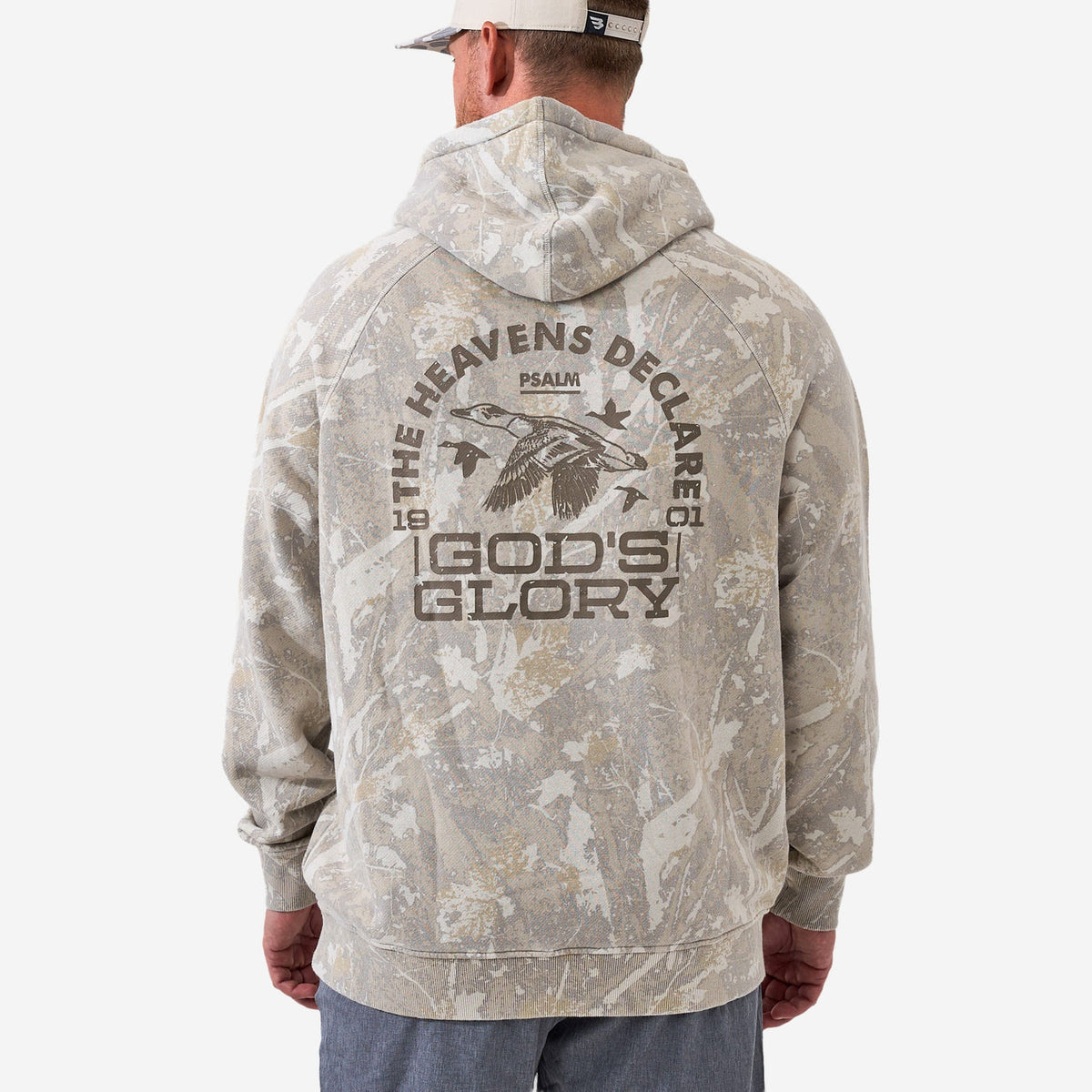 Men’s vintage washed graphic hoodie