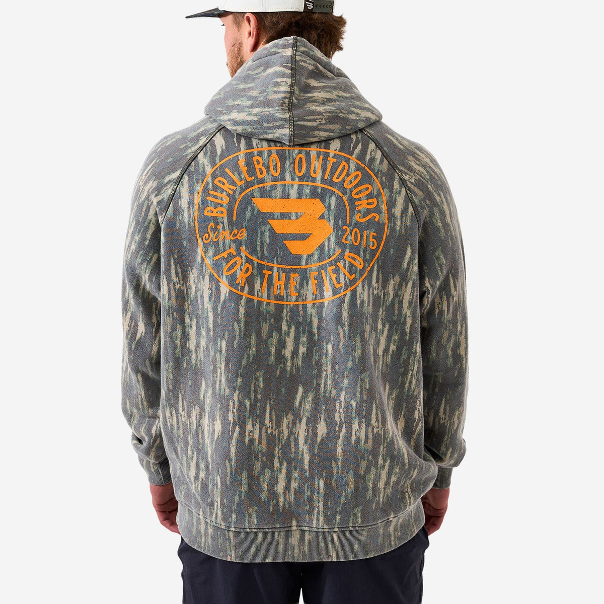 Men’s vintage washed graphic hoodie