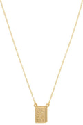 Bird Bam 24K Plated Tile Necklace