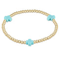 Signature Cross 3mm Gold Bracelet