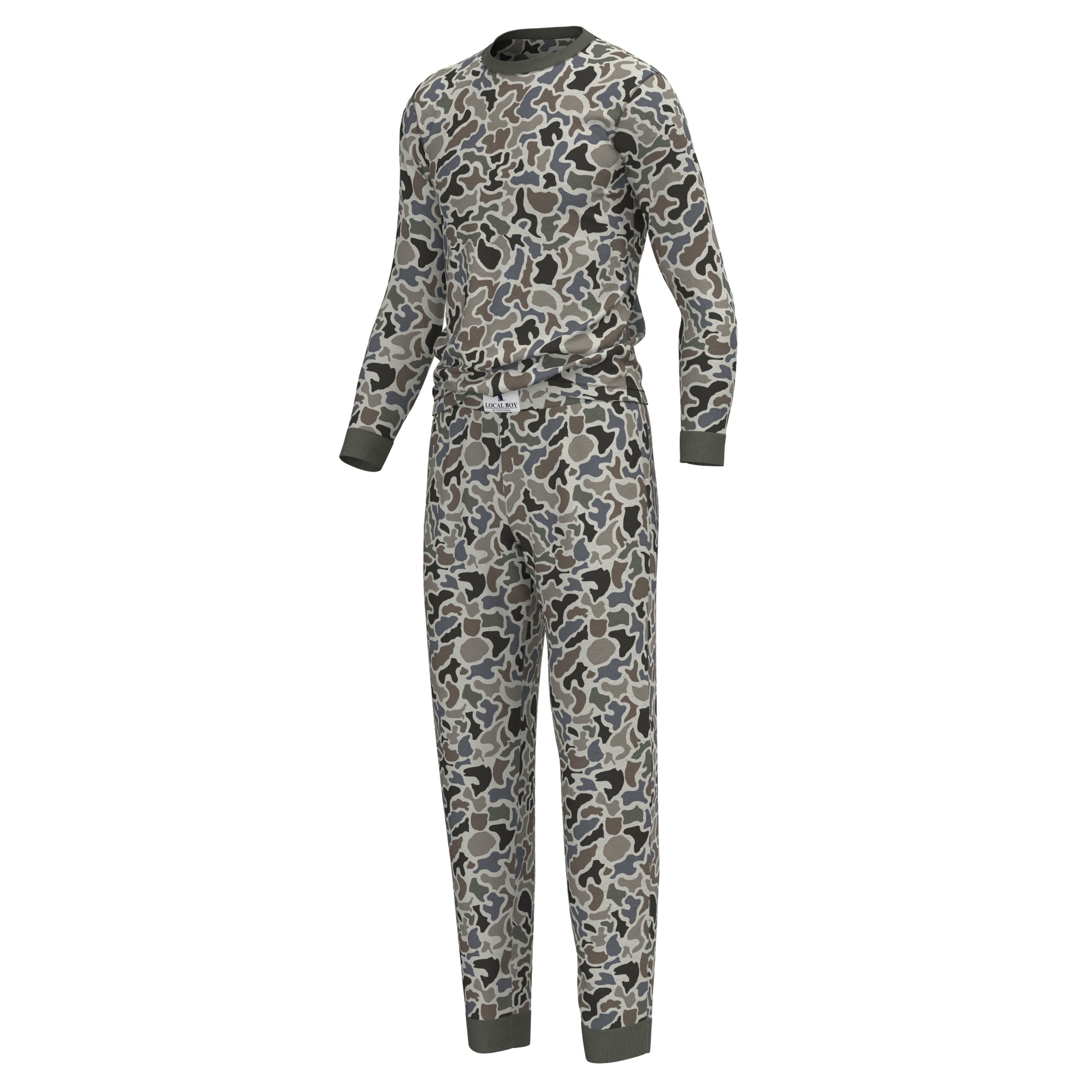Youth Local Boy Rib Pajama Set
