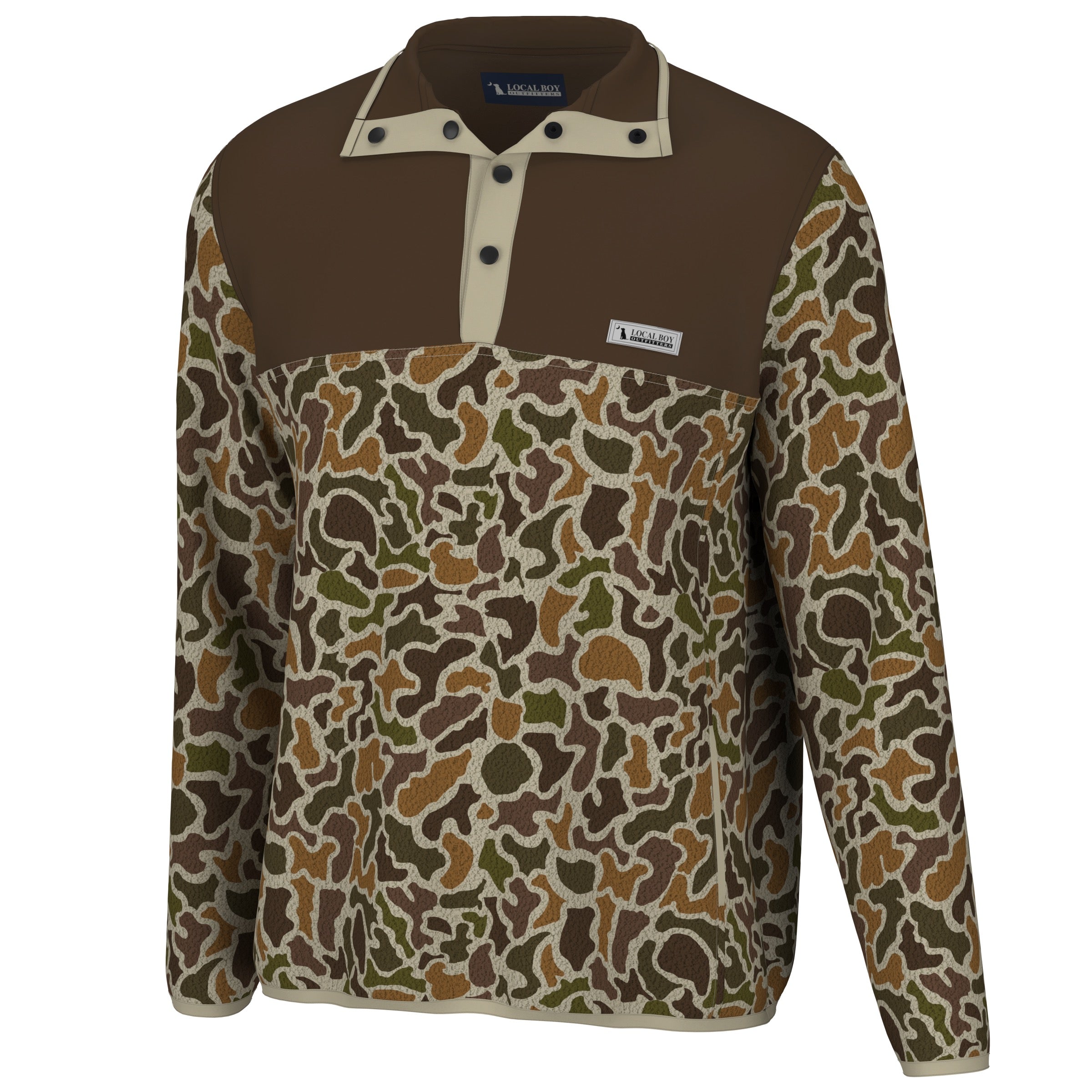 Youth Local Boy Two Tone Quarter Snap Jacket