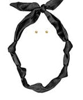 Solid Color Scarf Necklace