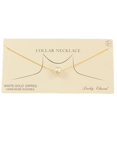 Single Pearl Necklace