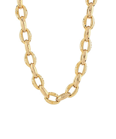 Vintage Gold Simple Chain Necklace