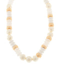 Rondelle & Pearl Neckalce