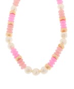 Rondelle & Pearl Neckalce