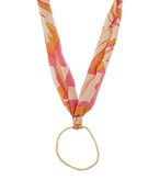 Ring Pendant Scarf Necklace