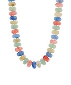 Chunky Rondelle Beaded Necklace