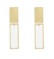 Double Bar Drop Earring