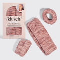 KITSCH - Spa Headband and Wristlets 3pc Set - Terracotta
