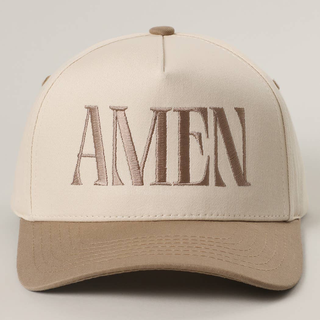 Fashion City - AMEN Embroidery Two-Tone Trucker Hat