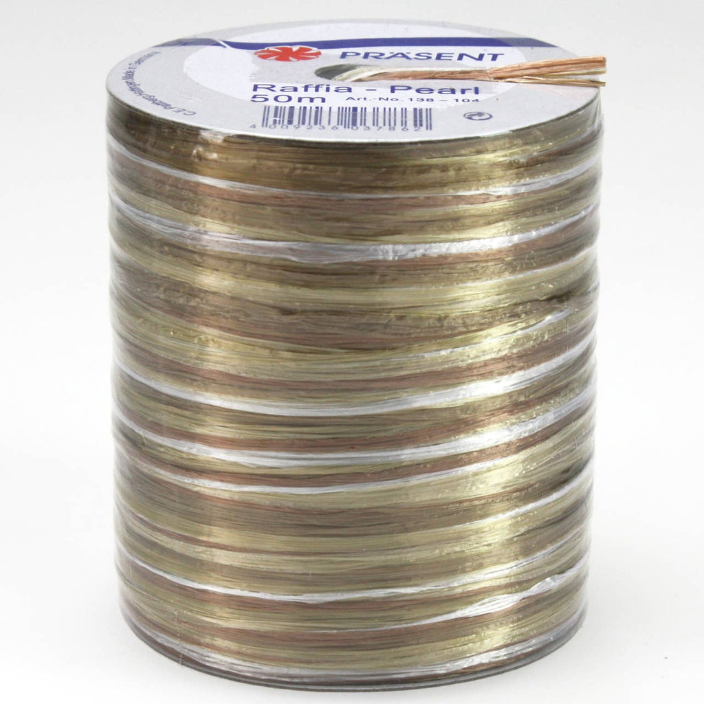 Morex Ribbon - #138 Pearl Multi-color Raffia